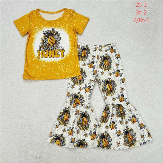 Bee yellow short-sleeved pants G2-15-1...