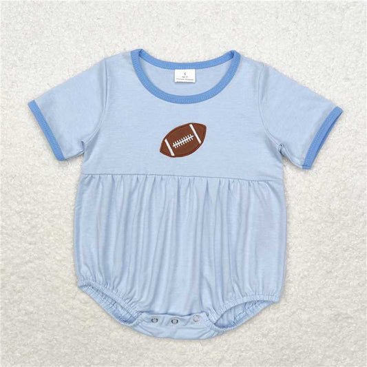 RTS SR1946 Baby Boys Romper Baby Infant Boys Football Short Sleeve Rompers