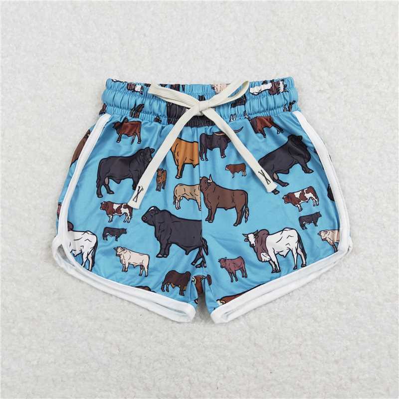 Mommy&Me matching shorts summer farm clothes cow shorts summer bottom