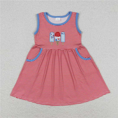 Baby Girls Boys Sibling Popstick 4th Of July Dresses Sets