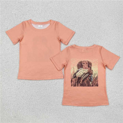 Sibling Baby Boys Hunting Duck Short Sleeve Tee Shirts Tops 4.18