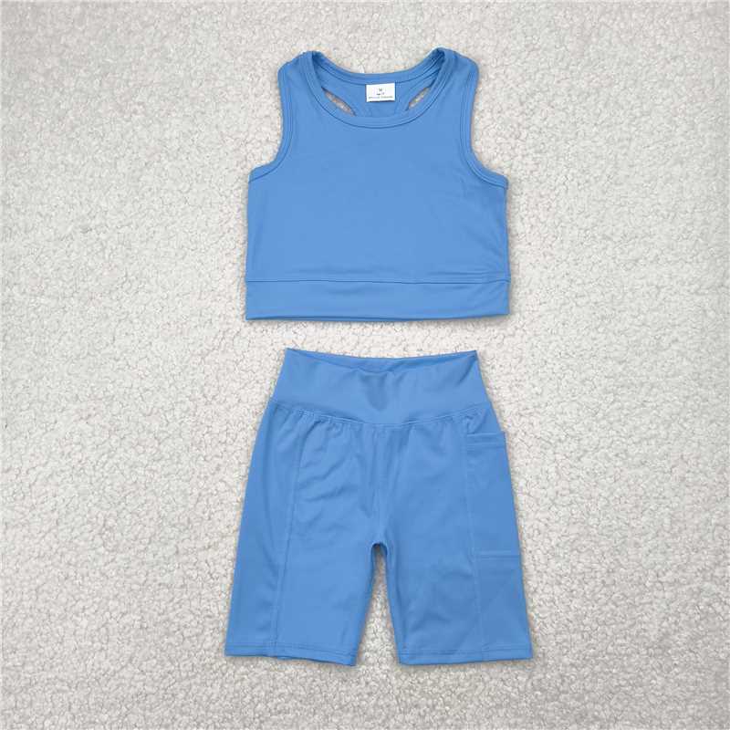 Sibling Baby Girls Athletic Active Wear Top Shorts Clothes Sets 4.30