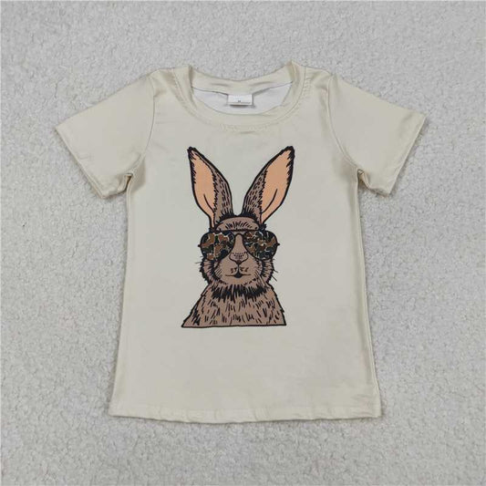 RTS BT1414 Baby Boys Top Baby Boys Short Sleeve Rabbits Easter T-shirts Top