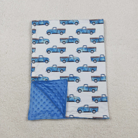 BL0062 Baby Kids Truck Minky blanket C11.10