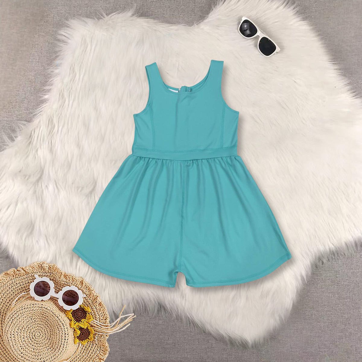 Sibling Baby Girls 5 Colors Sleeveless Yoga Jumpsuits 5.28