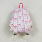 BA0233 Pink backpack with bow design