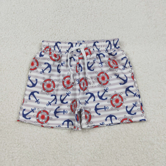 S0589 Baby Boys Sea World Boats Swimming Trunks Bottom C12.8