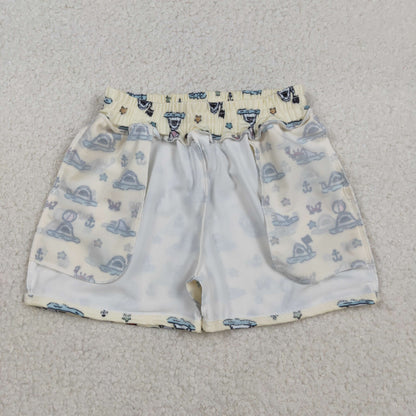S0584 Baby Boys Sea Starfishes Crabs Swimming Trunks Bottom C11.25