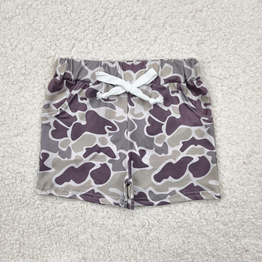 SS0454 Baby Boys Green Camouflage Pockets Shorts Bottoms  4.18