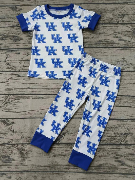 Baby Boys White Team UK Top Pants Pajamas Clothes Sets order preorder (moq 3)