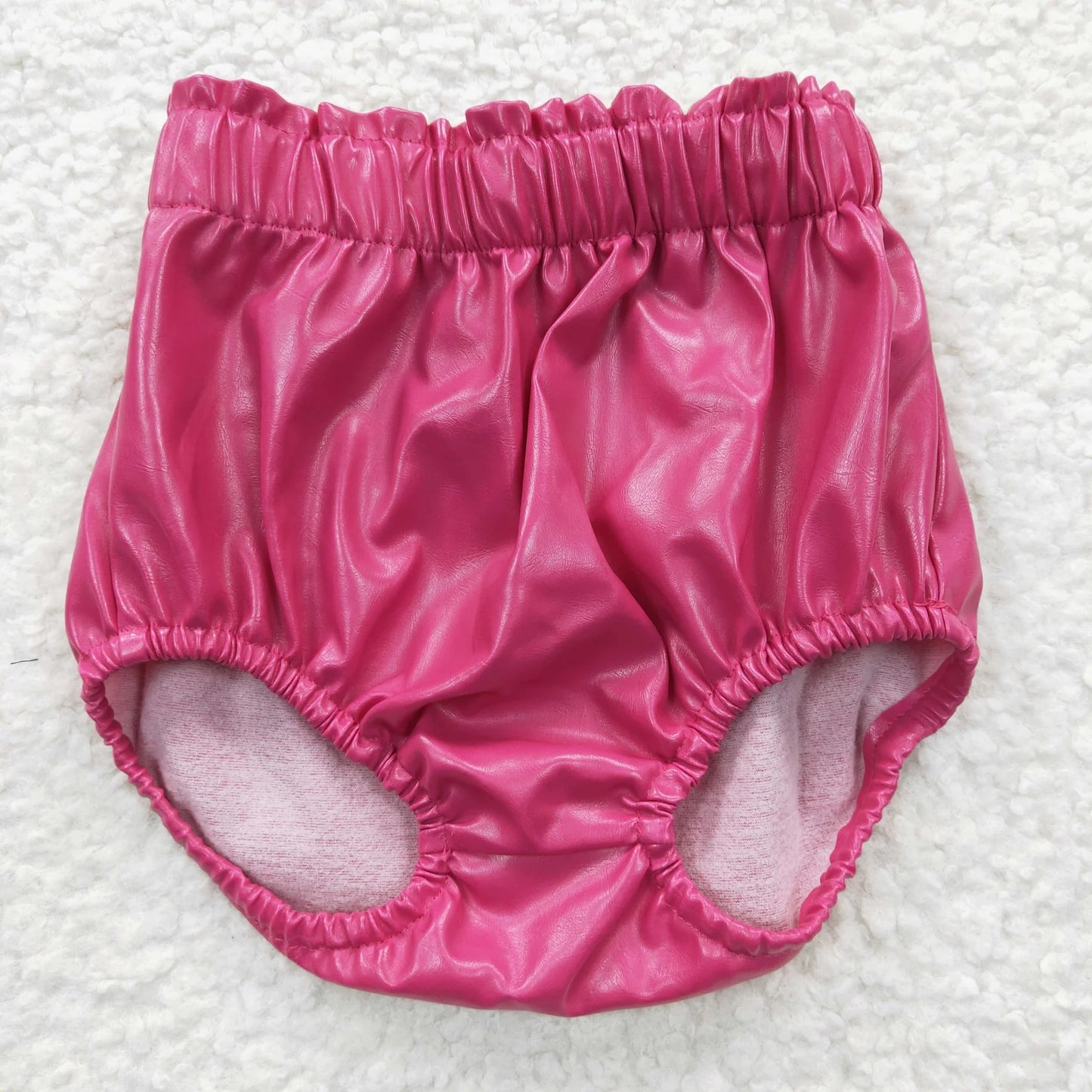 Sibling Baby Girls Leather Summer Bummies Bottoms 5.27