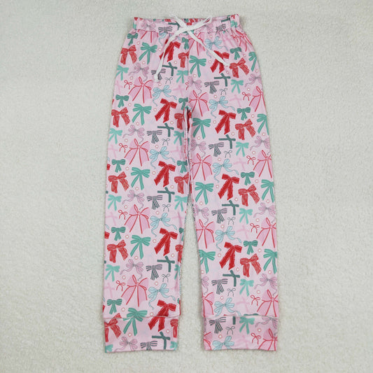 P0766 Adult Women Colorful Bows Flame Pants 8.4