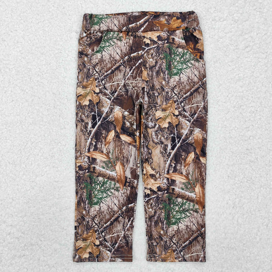 P0715 Baby Kids Real Tree Camo Pockets Pants