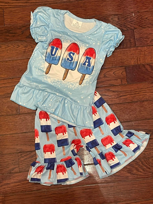 D7-15/D9-29 Sibling USA Popsicle Shorts Outfit