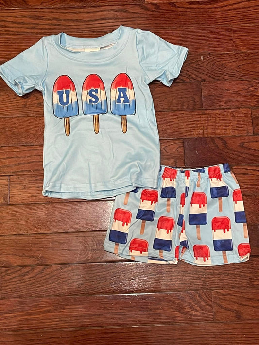 D7-15/D9-29 Sibling USA Popsicle Shorts Outfit