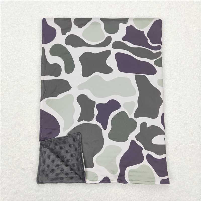 Baby Toddler Children Hunting Sibling Camo Minky Blankets