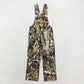 Baby Boys Kids Fall Hunting Camo Denim Strap jumpsuits Overall