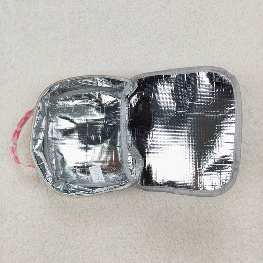 BA0284 Baby Girls Pink Bows Lunch Dinner Picnic Box Bags