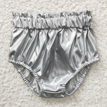 Sibling Baby Girls Leather Summer Bummies Bottoms 5.27