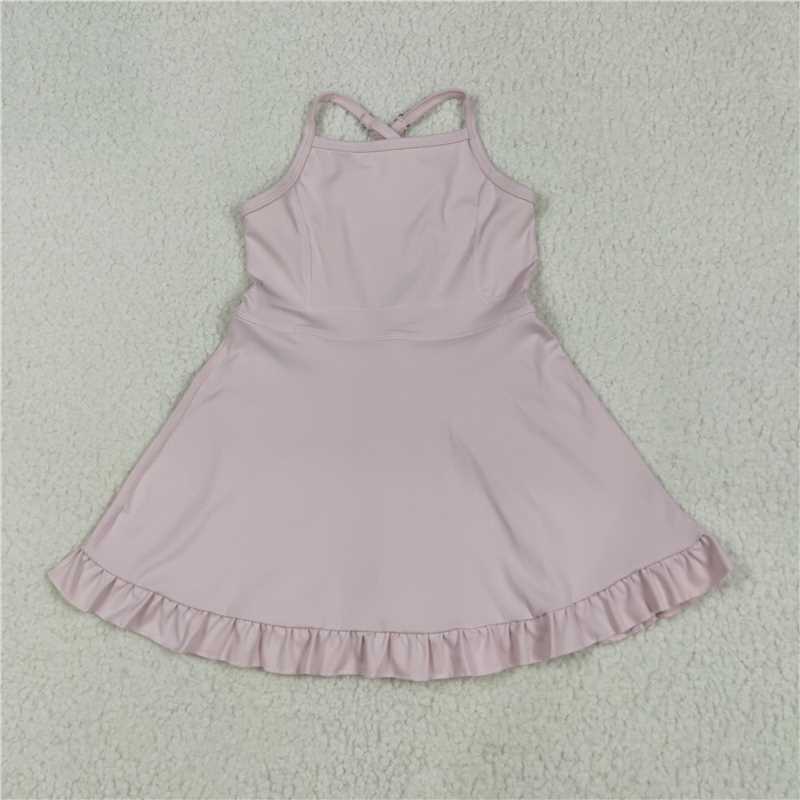 5 Colors Sibling Baby Girls Athletic Active Wear Knee Length Dresses 7.25