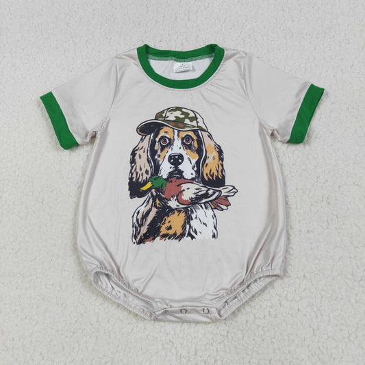 SR3091 Baby Boys Short Sleeves Dog Duck Romper 6.26