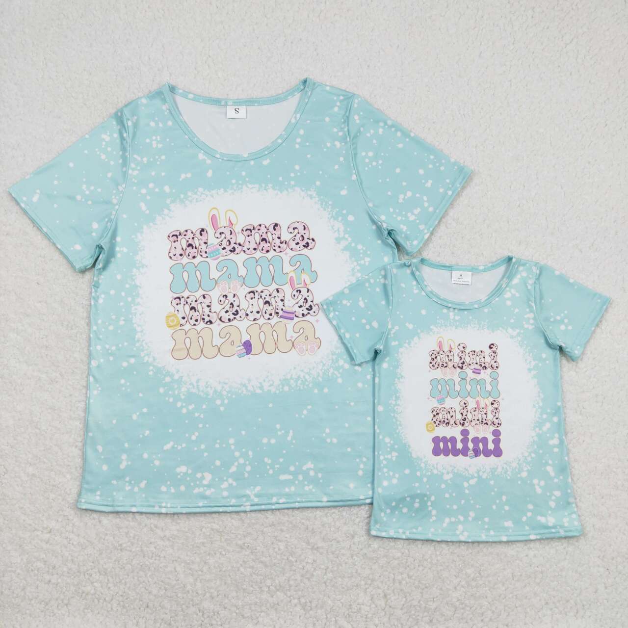 GT0448 Easter Egg blue short sleeve top