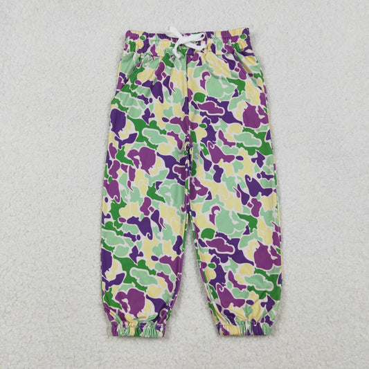 P0838 Baby Boys Mardi Gras Camo Pockets Jogger Pants  C10.27