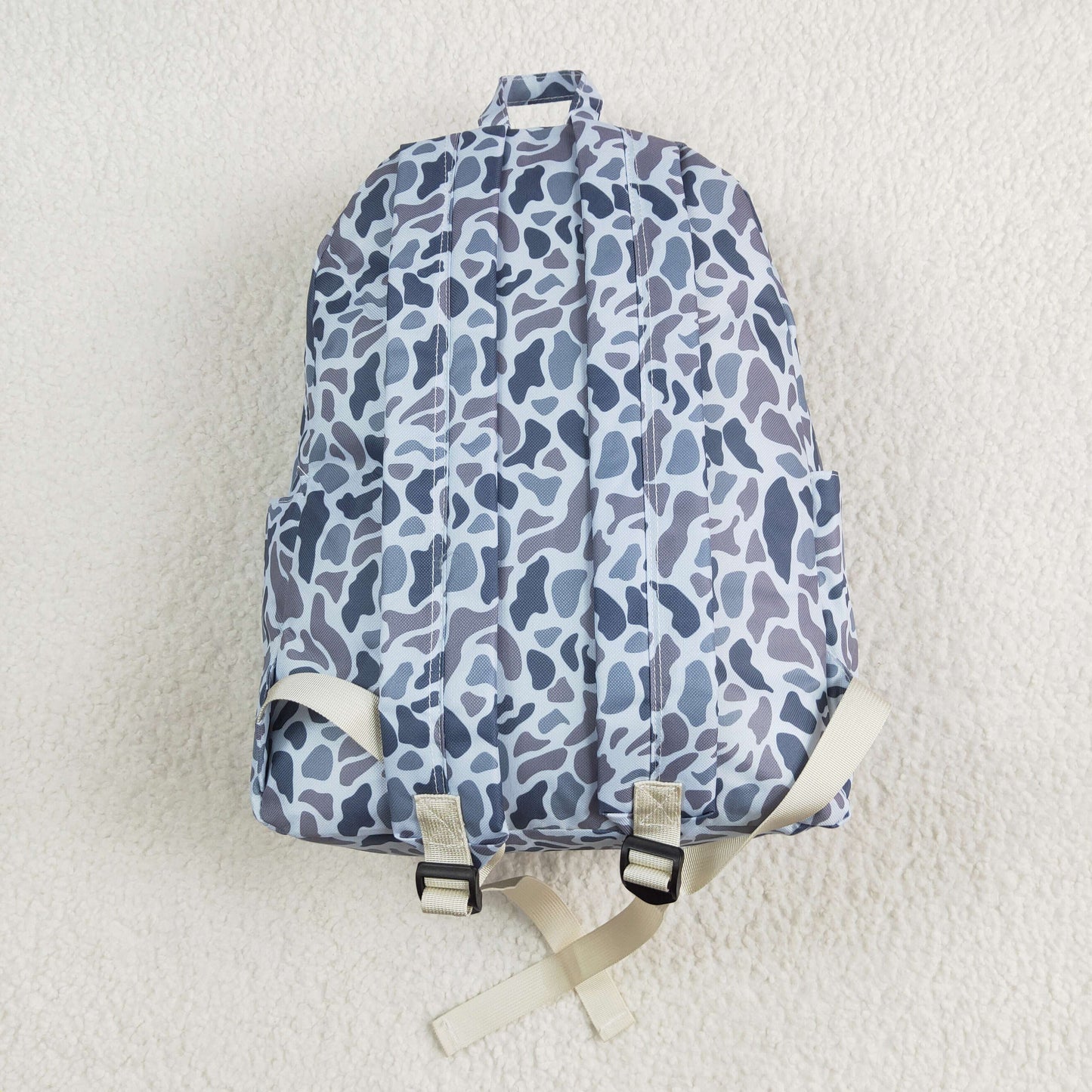 BA0260 Baby Kids Boys Grey Hunting Camo Backpack Zip Back Bag 5.5