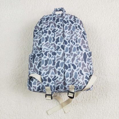 BA0260 Baby Kids Boys Grey Hunting Camo Backpack Zip Back Bag 5.5