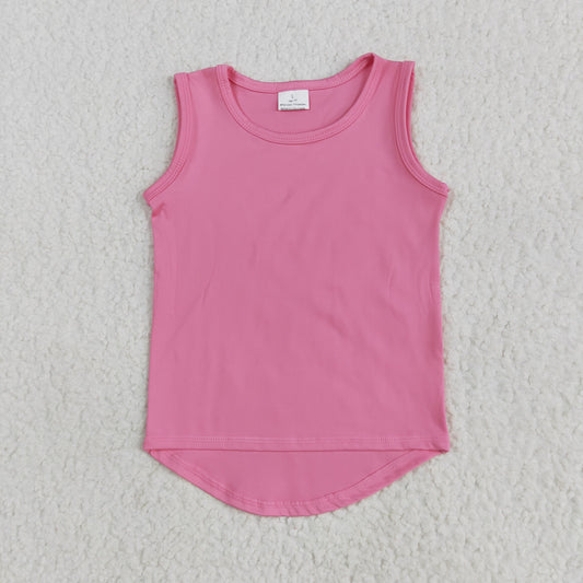 GT0983 Baby Girls Pink Sleeveless Vests Top 5.22
