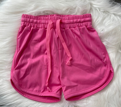 Sibling Baby Girls Colorful Belt Yoga Shorts Bottoms 7.31