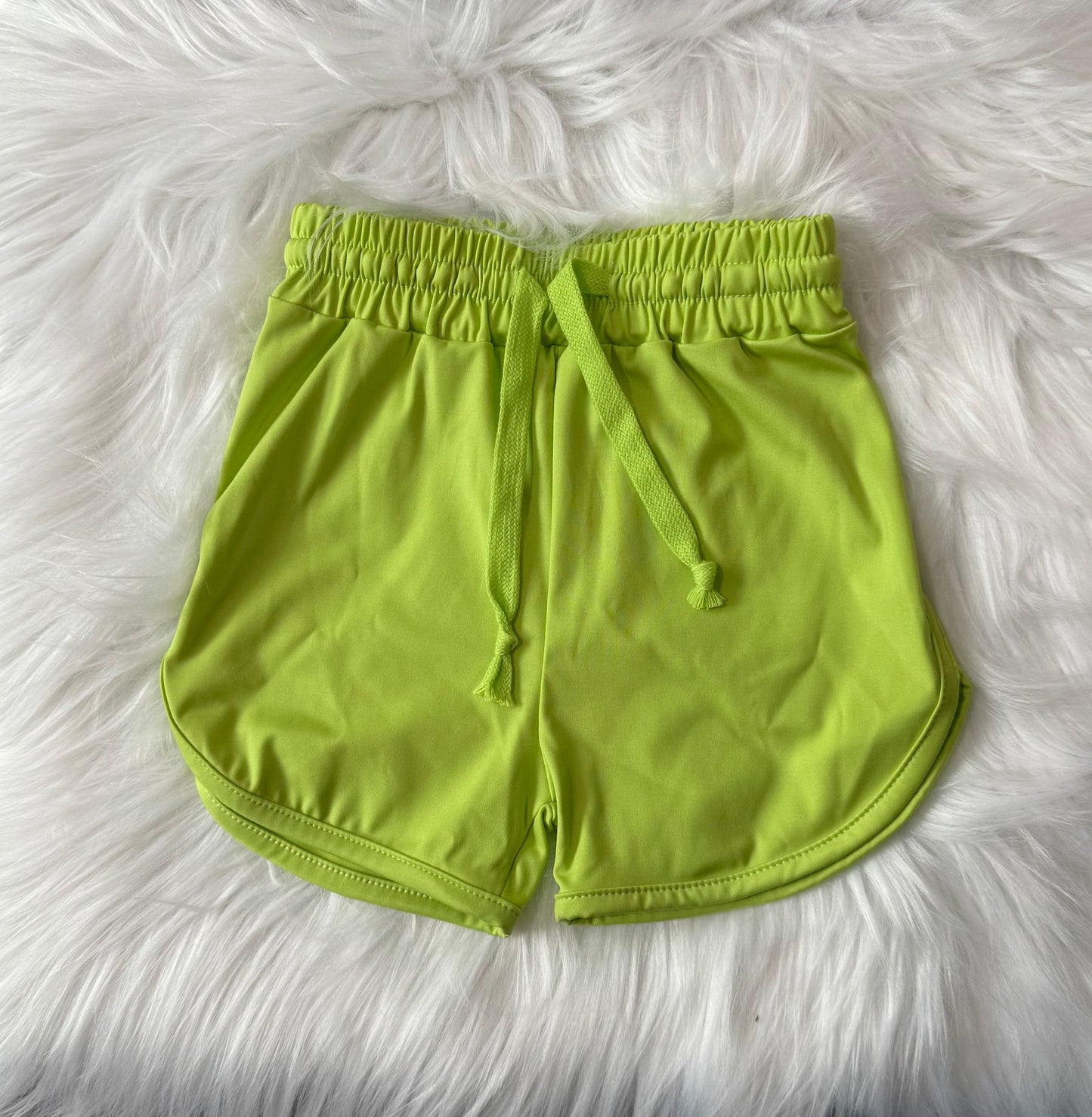 Sibling Baby Girls Colorful Belt Yoga Shorts Bottoms 7.31