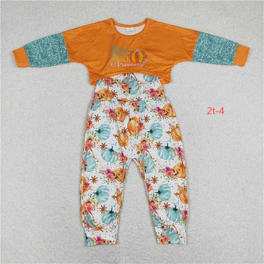 Alphabet Pumpkin Long sleeve pants G2-16-1/**