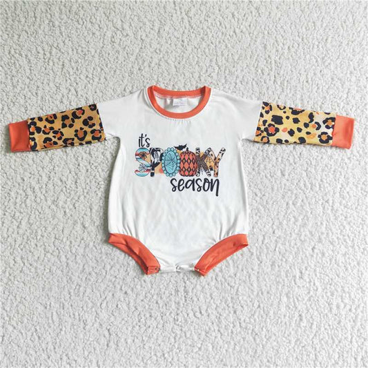 LR0029 Baby girls Halloween spooky romper