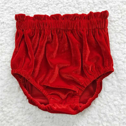 Sibling Baby Girls Velvet Bummies Bottoms 5.29
