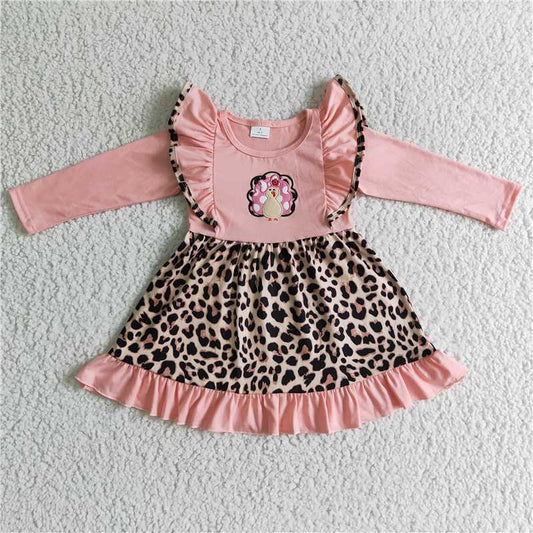 Baby Girls Thanksgiving Turkey Sibling Rompers Dresses Clothes Sets