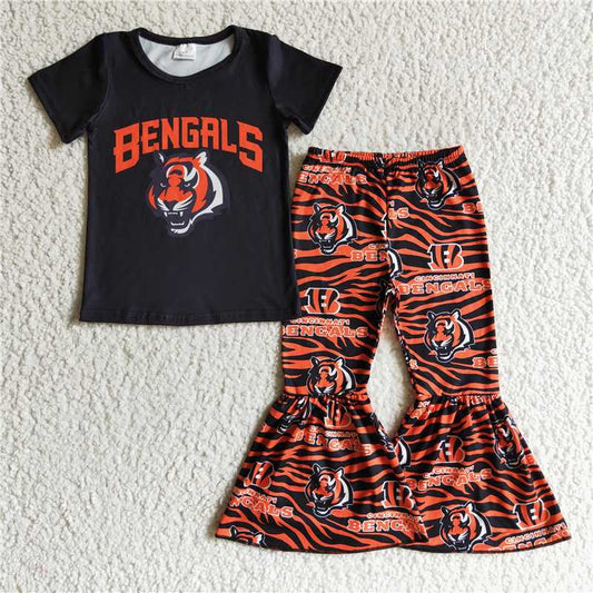 GSPO0187 Girl Football Tiger Bell Outfit