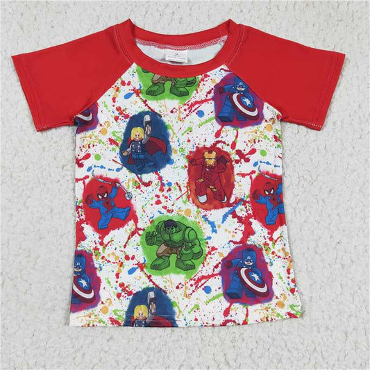 RTS BT0139 Baby Boys Top Baby Boys Cartoon Sleeve shirts tops