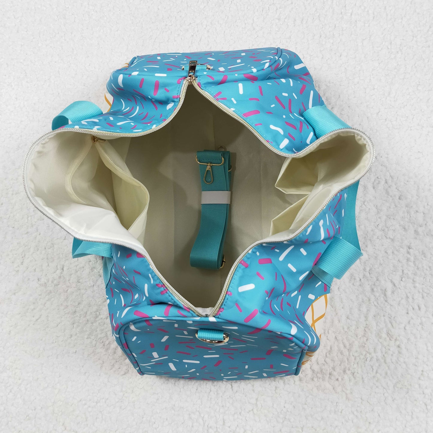 BA0304 Baby Kids Blue Team Duffle Gym Bag 5.23