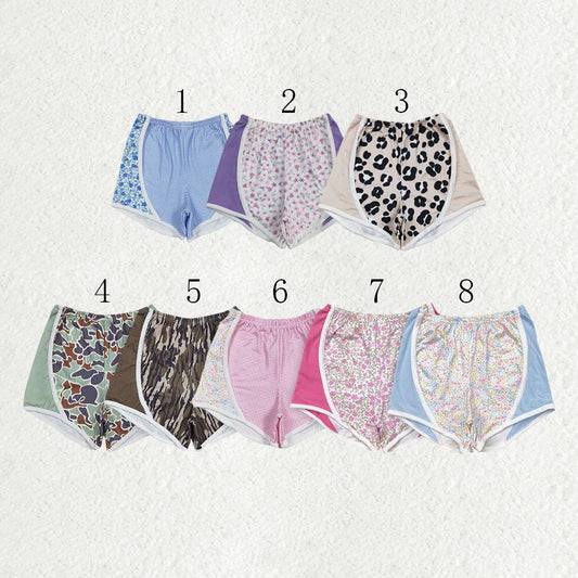 Sibling Baby Girls Floral Camo Summer Shorts Bottoms 6.4