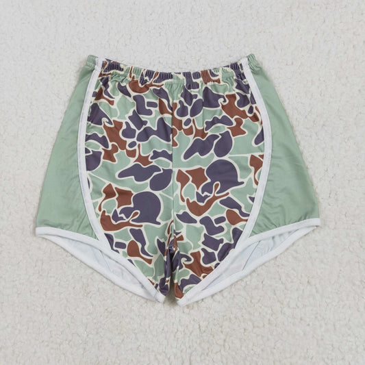 SS0529 Baby Girls Green Camo Shorts Bottoms 5.7