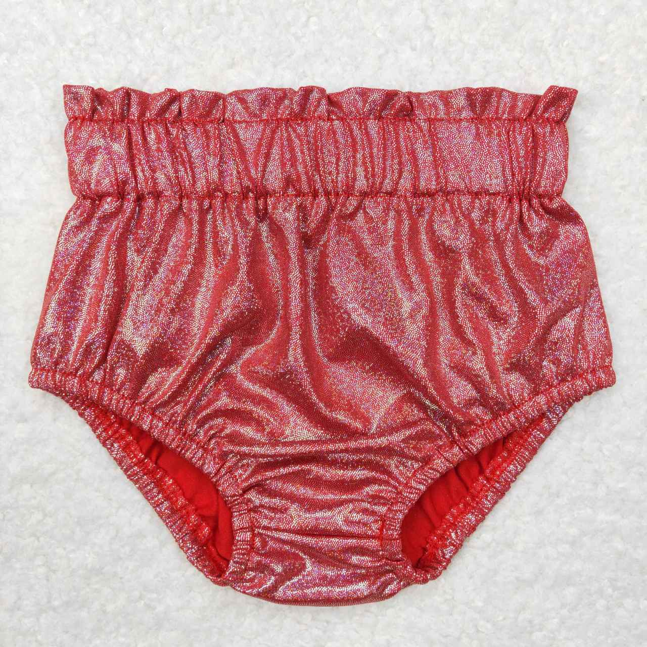 Sibling Baby Girls Leather Summer Bummies Bottoms 5.27