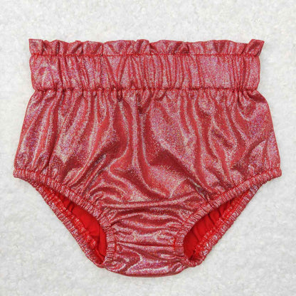 Sibling Baby Girls Leather Summer Bummies Bottoms 5.27