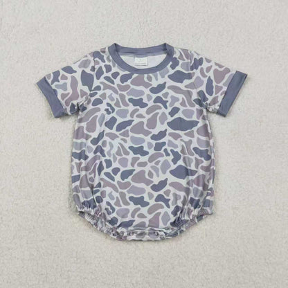 Sibling Baby Boys Short Sleeves Southern Camo Rompers C11.1