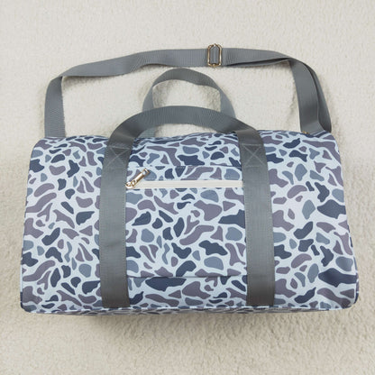 BA0262 Tote Bag Camouflage Gray Gym Bag Handbag
