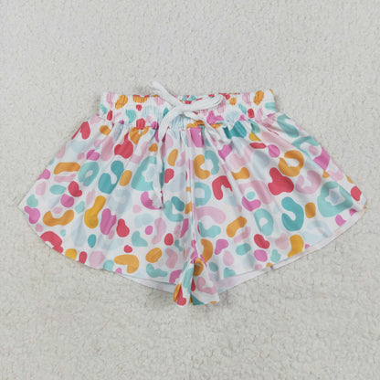 SS0592 Baby Girls Pink Blue Leopard Summer Shorts Bottoms 5.15