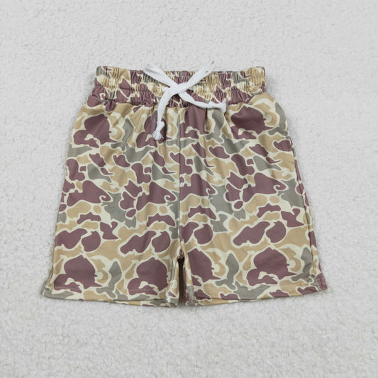 SS0696 Baby Boys Green Camo Shorts Bottoms C11.21