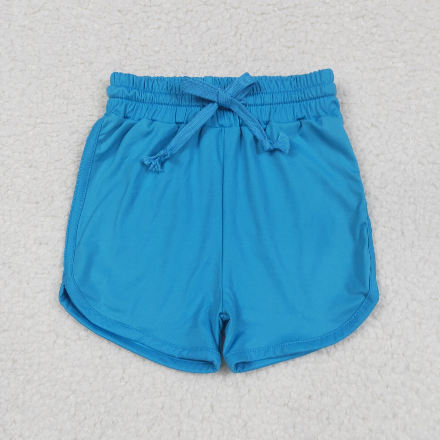 SS0504 Baby Girls Hot Blue Belt Yoga Shorts Bottoms 5.27