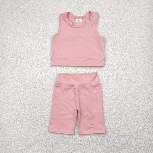Sibling Baby Girls Athletic Active Wear Top Shorts Clothes Sets 4.30