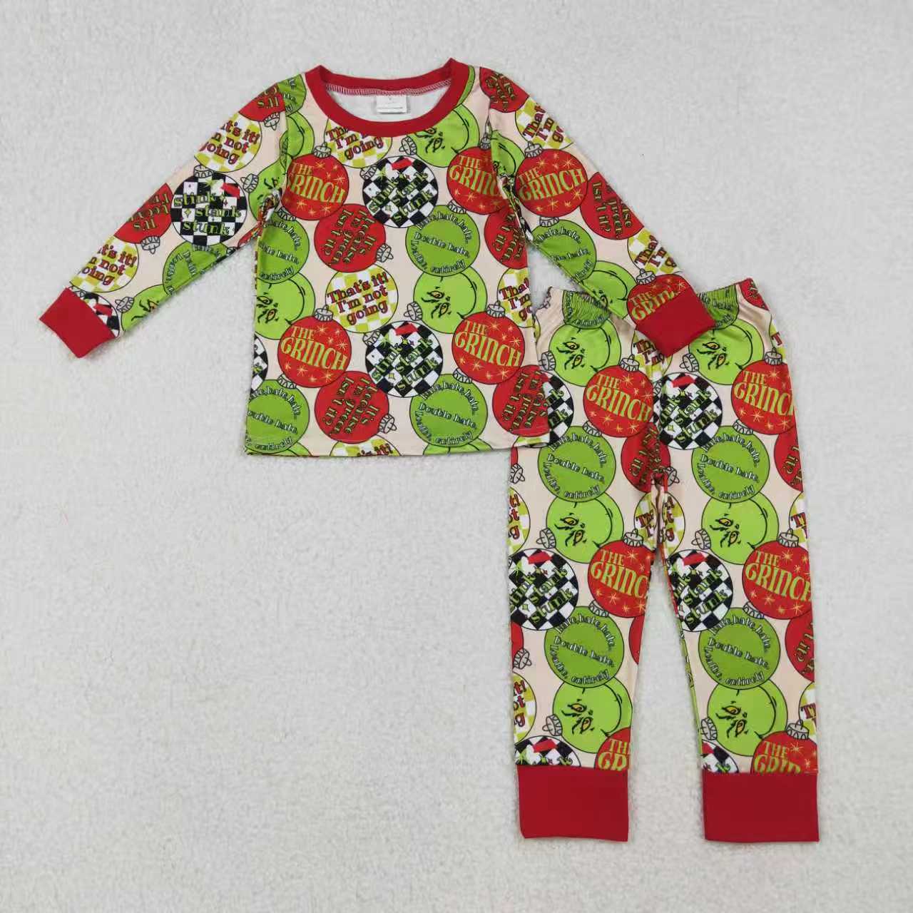 Sibling Baby Boys Girls Grin Lights Christmas Pajamas Set Knee Length Dress Zipper Footie Rompers C10.24